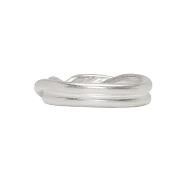 Maison Martin Margiela Silver Twisted Ring - Picture 4 of 5